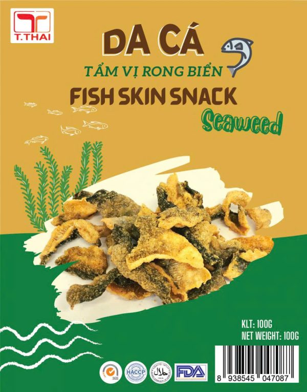 Da Cá Sấy Giòn Tẩm Vị Rong Biển