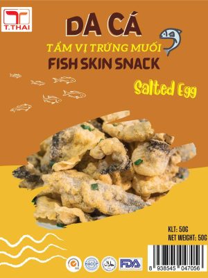 Da Cá Chiên Giòn T.Thai Vị Trứng Muối: Thơm Béo Khó Cưỡng, Chuẩn Vị Vàng Ươm – Món Ăn Vặt Đỉnh Cao Bạn Phải Thử!
