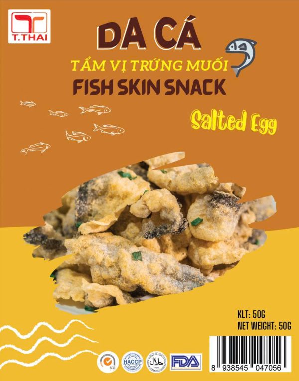 Da Cá Chiên Giòn T.Thai Vị Trứng Muối: Thơm Béo Khó Cưỡng, Chuẩn Vị Vàng Ươm – Món Ăn Vặt Đỉnh Cao Bạn Phải Thử!